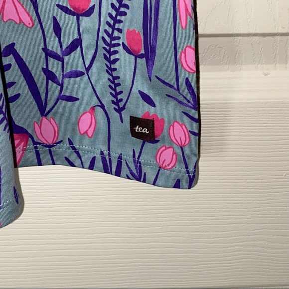 Tea Collection Floral Wrap Neck Dress -NEW! - Picture 9 of 12